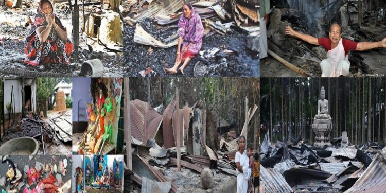 বাংলাদেশে ২০ হাজার সংখ্যালঘু হিন্দু নির্যাতন